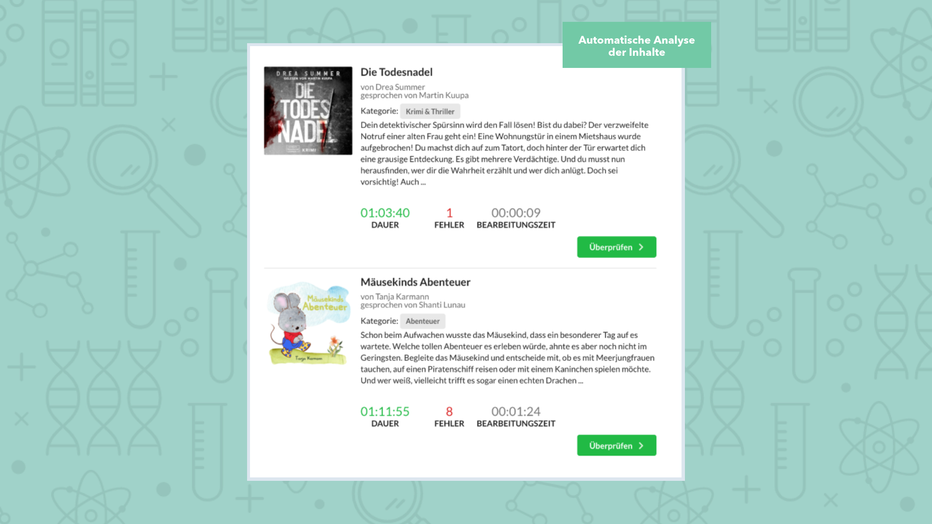 Bachelorarbeit Ergebnisse